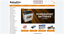 Desktop Screenshot of batteryprice.com